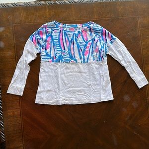 Lilly Pulitzer Red Right Return Finn top 🔝 size XS (2-3) ❤️ LP